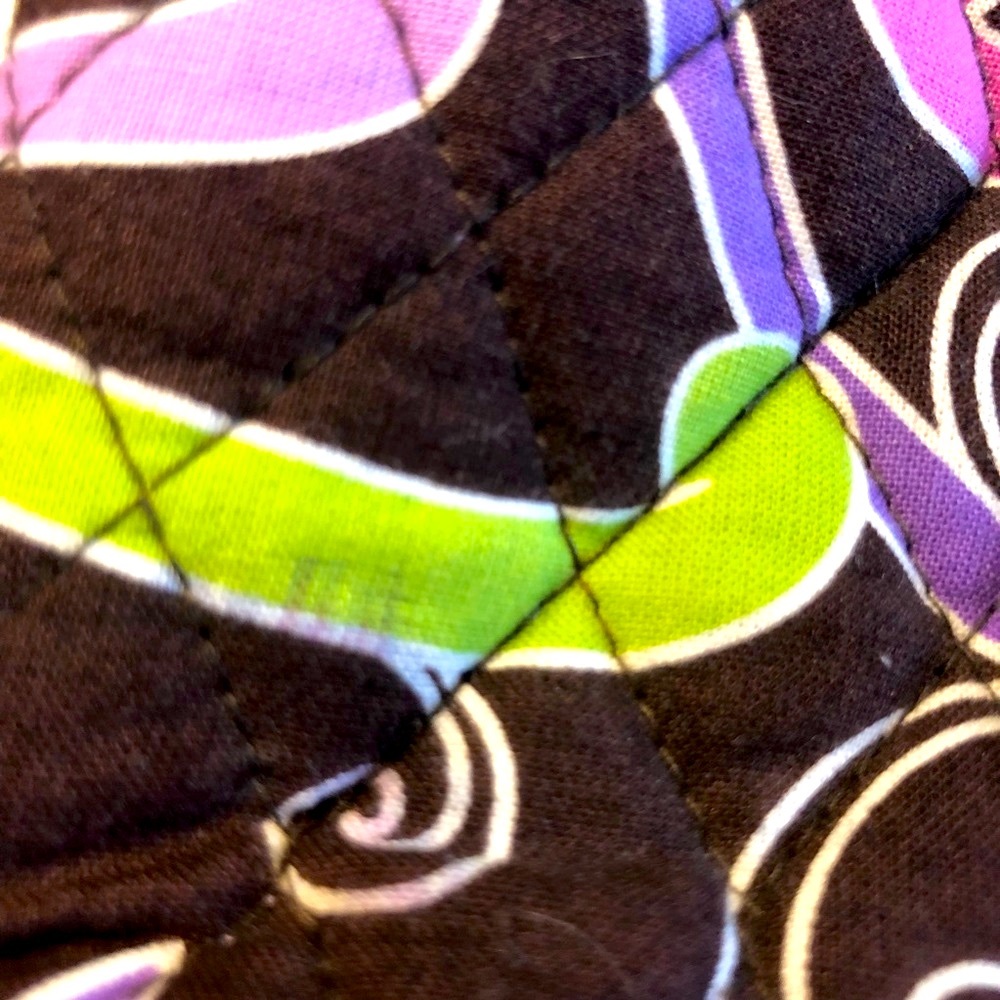 Vera Bradley Purple Punch Little Betsy Purse - Picture 10 of 11
